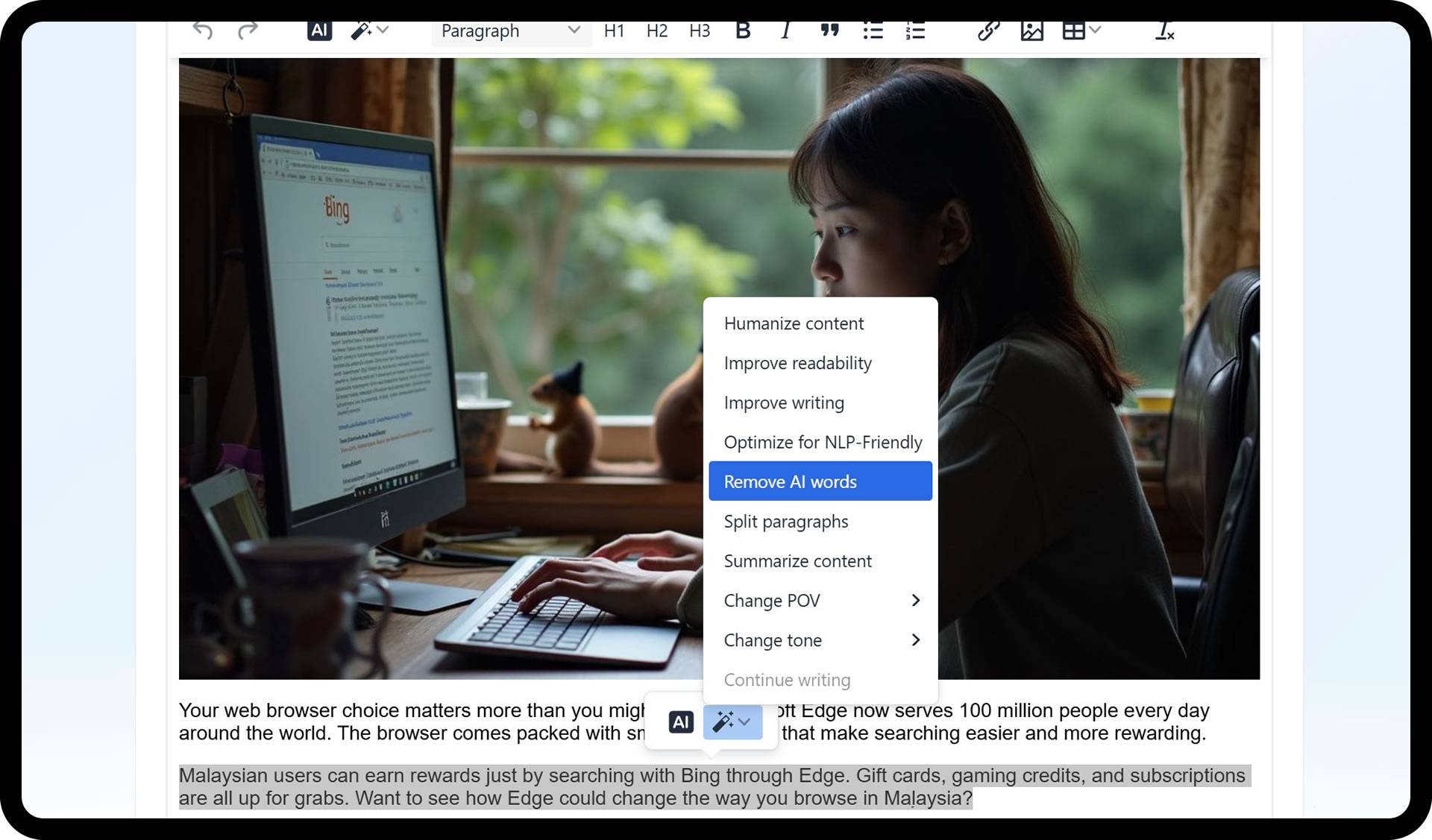 Smart Writer step 4: Generate the article