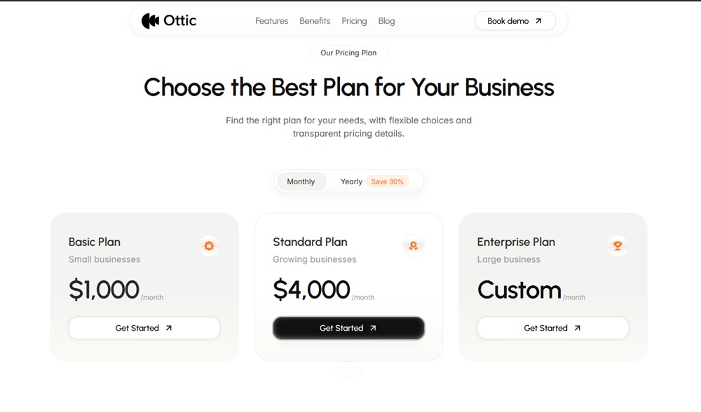 Ottic pricing