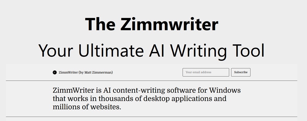 ZimmWriter