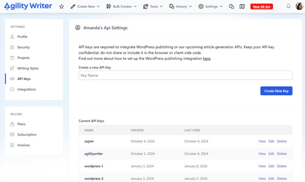 API Integration workflow detail
