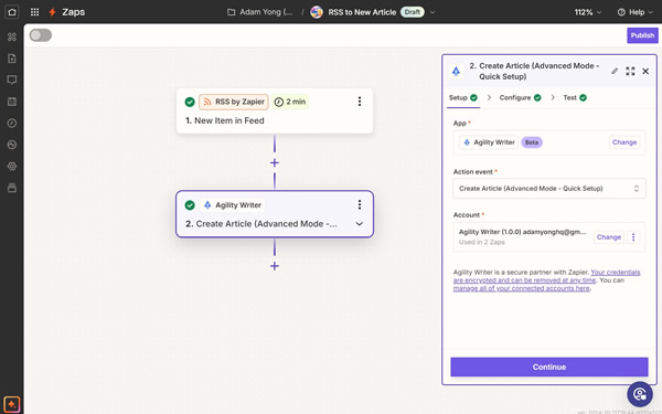 Zapier Integration screenshot 1